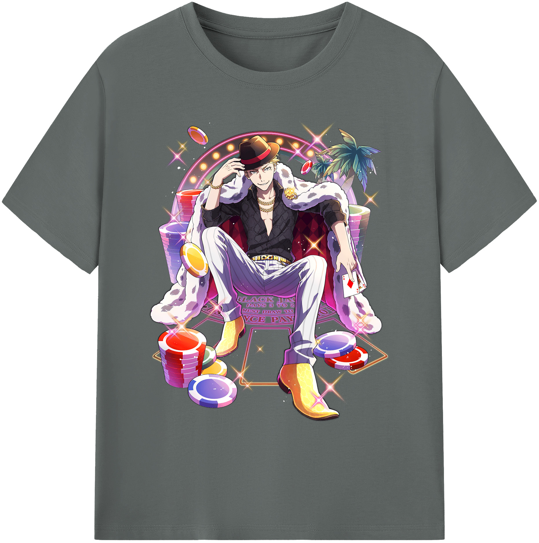 （画像用） 文豪ストレイドッグス Bungo Stray Dogs 綿100％ メンズ半袖Tシャツ｜肌触りやわらか＆通気性